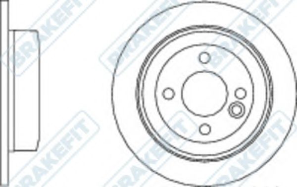 Тормозной диск APEC braking DK6115