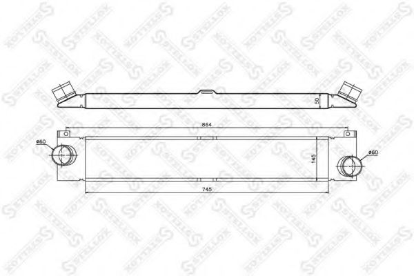 Интеркулер STELLOX 10-40198-SX