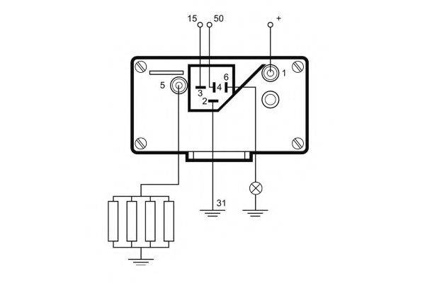 Блок управления, время накаливания NAGARES 03241