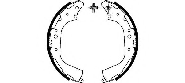 Комплект тормозных колодок HELLA PAGID 8DB 355 002-341