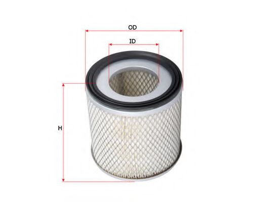 Воздушный фильтр SAKURA  Automotive A1712