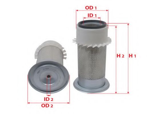 Воздушный фильтр SAKURA  Automotive AS-8564