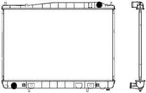 Радиатор, охлаждение двигателя SAKURA  Automotive 3251-1012