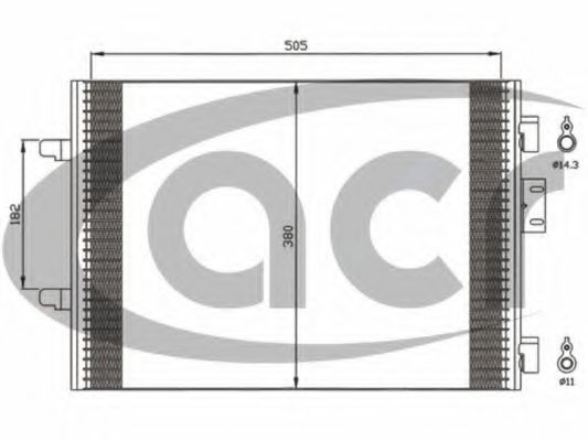 Конденсатор, кондиционер ACR 300593