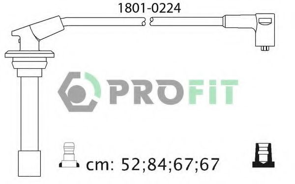 Комплект проводов зажигания KAGER 640029