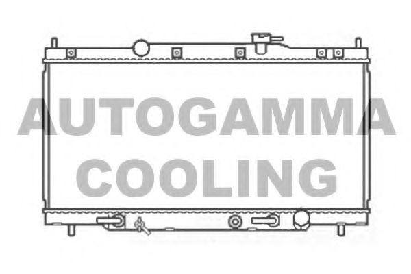 Радиатор, охлаждение двигателя AUTOGAMMA 103929