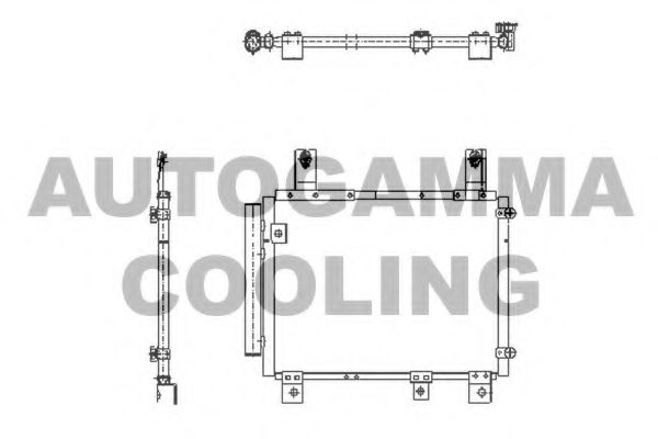 Конденсатор, кондиционер AUTOGAMMA 105193
