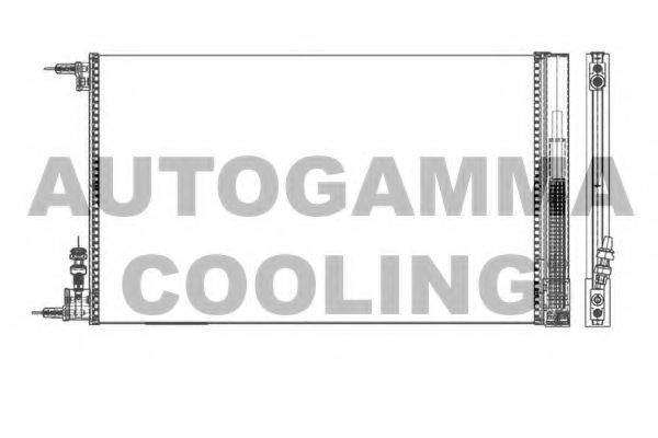 Конденсатор, кондиционер AUTOGAMMA 105507