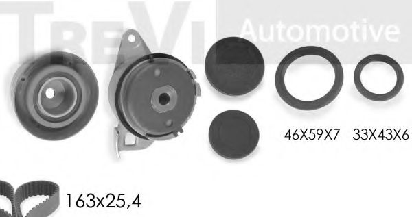 Комплект ремня ГРМ TREVI AUTOMOTIVE KD1099S