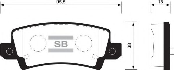 Комплект тормозных колодок, дисковый тормоз FI.BA FBP1503