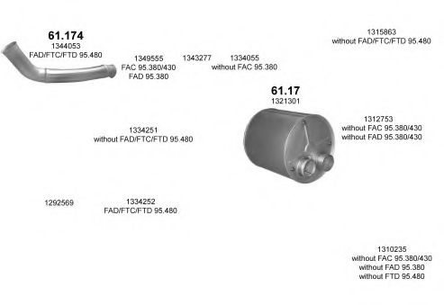 Система выпуска ОГ POLMO POLMO09806