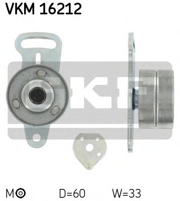 Натяжной ролик, ремень ГРМ SKF VKM 16212