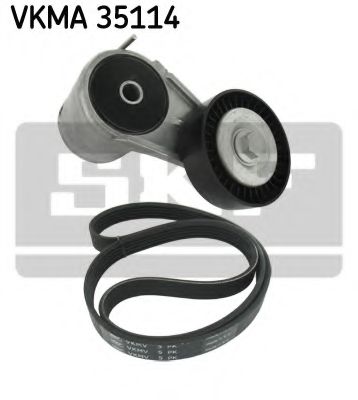 Поликлиновой ременный комплект SKF VKMA 35114