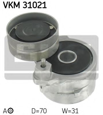 Натяжной ролик, поликлиновой  ремень SKF VKM 31021