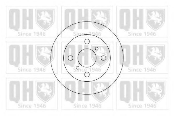 Тормозной диск QUINTON HAZELL BDC3559
