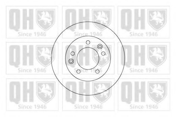 Тормозной диск QUINTON HAZELL BDC3736