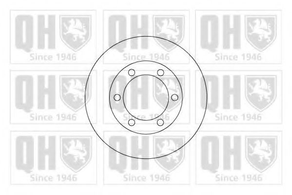 Тормозной диск QUINTON HAZELL BDC3781
