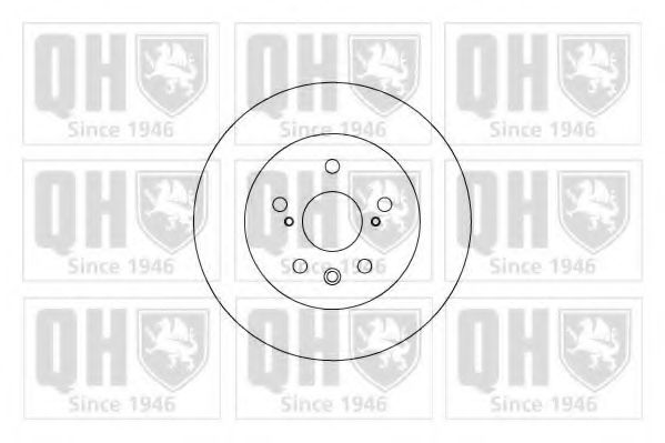 Тормозной диск QUINTON HAZELL BDC4624