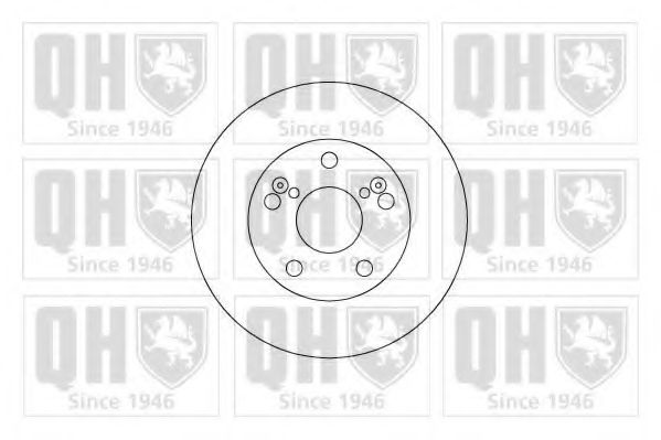 Тормозной диск QUINTON HAZELL BDC5093