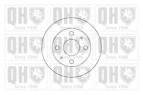 Тормозной диск QUINTON HAZELL BDC5205