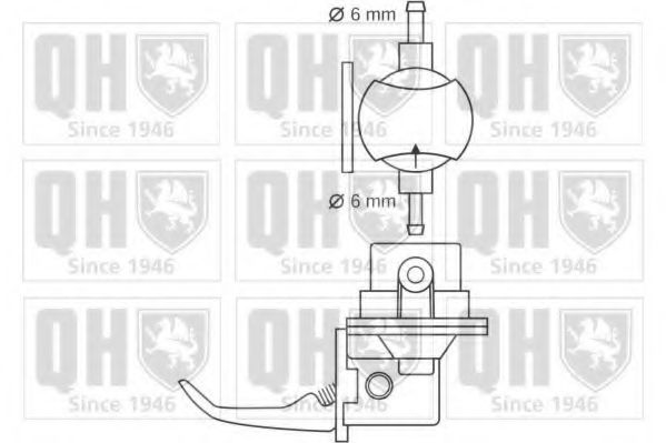 Топливный насос QUINTON HAZELL QFP280