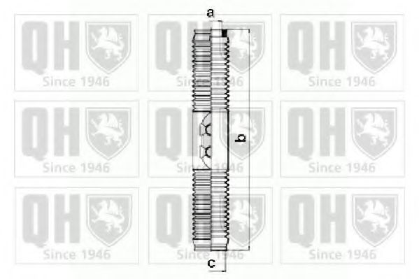 Комплект пылника, рулевое управление QUINTON HAZELL QG1477