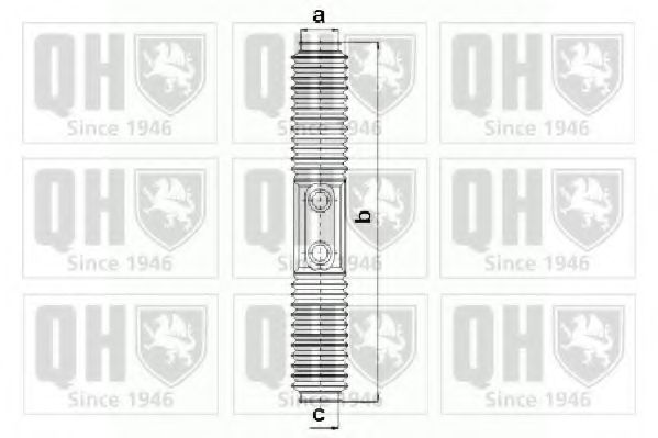 Комплект пылника, рулевое управление QUINTON HAZELL QG1506