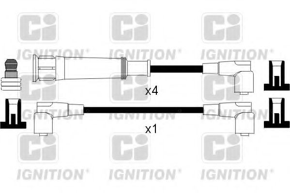 Комплект проводов зажигания QUINTON HAZELL XC561