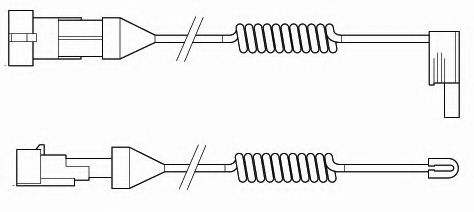 Сигнализатор, износ тормозных колодок FERODO FAI105