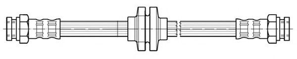Тормозной шланг FERODO FHY2540