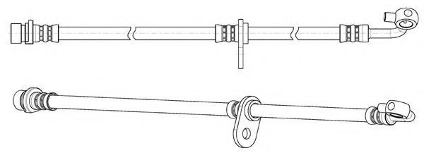 Тормозной шланг FERODO FHY2810