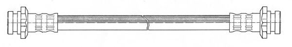 Тормозной шланг FERODO FHY3076