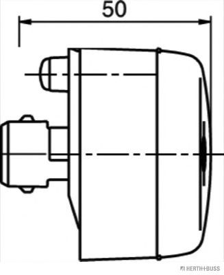 Боковой габаритный фонарь VIGNAL SYSTEMS 198013