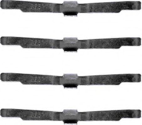 Комплектующие, колодки дискового тормоза MINTEX MBA986