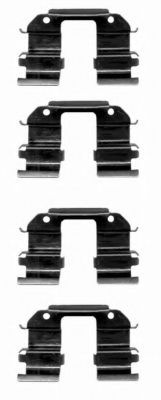 Комплектующие, колодки дискового тормоза MINTEX MBA1285