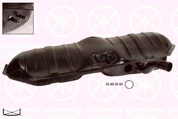 Топливный бак KLOKKERHOLM 5048008