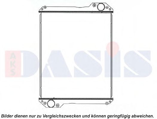Радиатор, охлаждение двигателя AKS DASIS 450096N