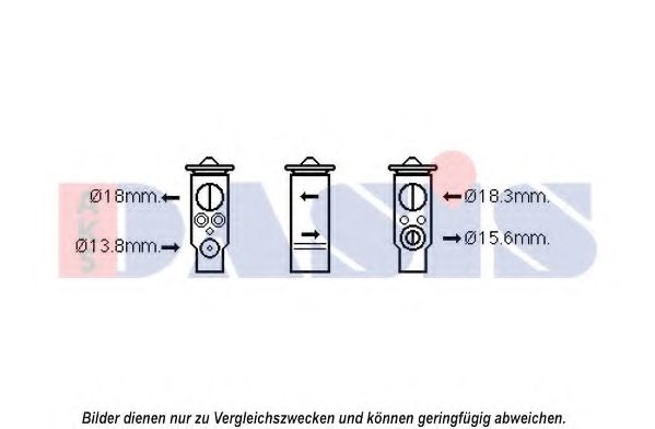 Расширительный клапан, кондиционер AKS DASIS BW1437