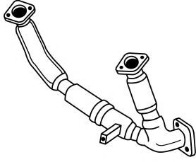Труба выхлопного газа AKS DASIS SG70117