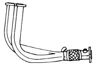 Труба выхлопного газа AKS DASIS SG40174