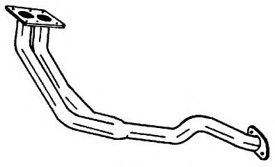 Труба выхлопного газа AKS DASIS SG40167