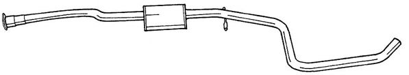 Средний глушитель выхлопных газов AKS DASIS SG25428