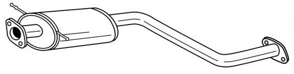 Средний глушитель выхлопных газов AKS DASIS SG74413