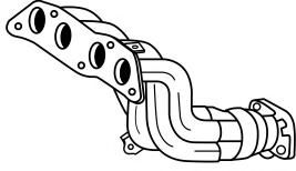 Труба выхлопного газа AKS DASIS SG44105