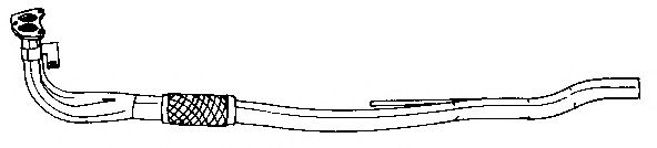 Труба выхлопного газа AKS DASIS SG24106