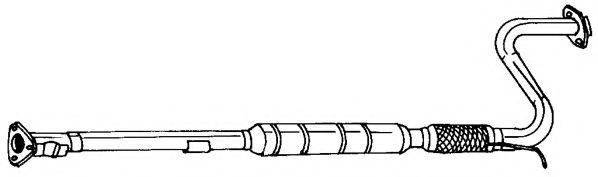 Средний глушитель выхлопных газов AKS DASIS SG23426