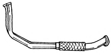 Труба выхлопного газа AKS DASIS SG13115