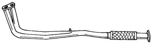 Труба выхлопного газа AKS DASIS SG12189