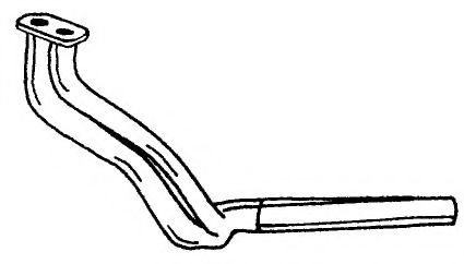 Труба выхлопного газа AKS DASIS SG12151