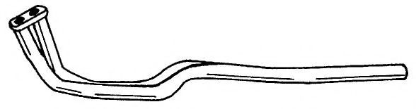 Труба выхлопного газа AKS DASIS SG12131